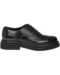Dolce & Gabbana - Brushed Calfskin Oxfords Shoes - Lyst