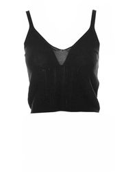 DRYKORN - Kurzes Stricktop Mit U-Ausschnitt - Lyst