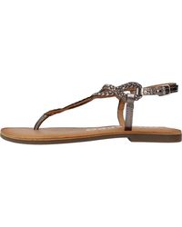 Gioseppo - Schoenen ,Grijs ,Stijlvolle Platte Sandalen Voor Vrouwen - Lyst