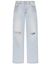 RE/DONE - Jeans ,Blauw ,Katoen Levis - Lyst