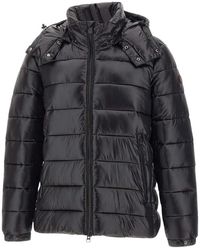 Save The Duck - Jassen ,Zwart ,Polyester Florian Puffer Jas - Lyst