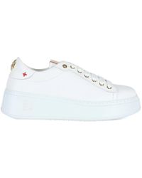 GIO+ - Sneakers in pelle pia164a con strass - Lyst