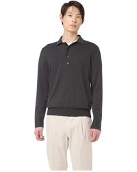 Eleventy - Maglia Polo 4 Bottoni - Lyst