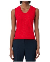 Fracomina - Sleeveless Tops - Lyst
