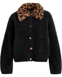 Essentiel Antwerp - Luipaard Kraag Vest - Lyst