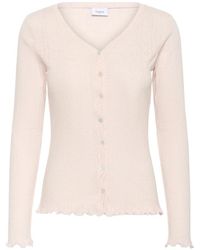 Saint Tropez - Truien & Vesten ,Roze ,Katoen Gru Sz Cardigan - Lyst