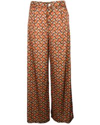 Think! - Wide Trousers - Lyst