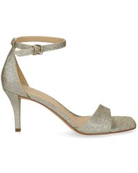 Michael Kors - Goldene sandalen für frauen - Lyst