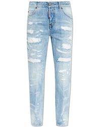 DSquared² - Jeans ,Blauw ,Katoen Teddy Jeans - Lyst