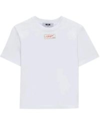 MSGM - T-Shirts - Lyst
