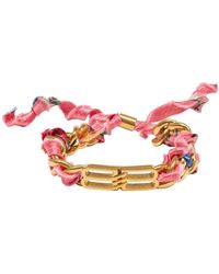 Balenciaga - Accessoires ,Geel ,Bb Icon Ribbon Bracelet - Lyst