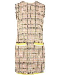 MSGM - A-linie kleid aus baumwollmischung - Lyst