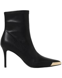 Versace Jeans Couture - Schwarze Stiletto Stiefeletten - Lyst