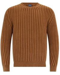 Fedeli - Round-Neck Knitwear - Lyst