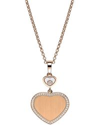 Chopard - Happy Hearts Necklace - Lyst