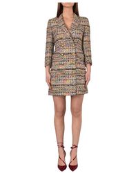 Tagliatore Giacca Doppiopetto Tweed - Geel