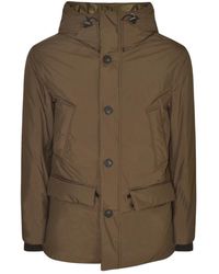 Woolrich - Jassen ,Groen ,Polyester Cloud Arctic Parka - Lyst
