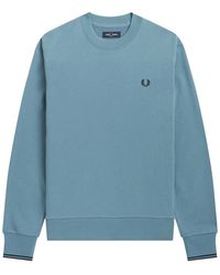 Fred Perry - Sweat-shirt à l'équipage - Lyst