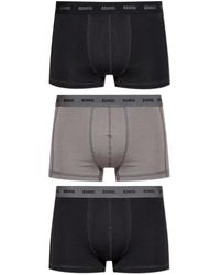 DIESEL - Ondergoed ,Zwart ,Katoen Damien 3-Pack Boxer Briefs - Lyst