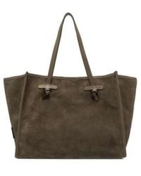 Gianni Chiarini - Wildleder Shopper Tasche Mit Magnetverschluss - Lyst
