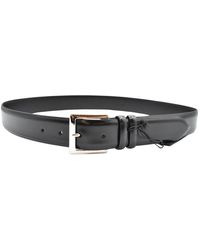 Orciani - Klassieke Zwarte Leren Riem - Lyst