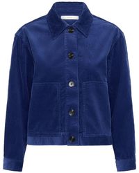 Inwear - Blaue Jacke Mit Großen Taschen - Lyst
