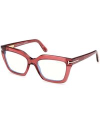 Tom Ford - Accessoires ,Rood ,Optisch Montuur - Lyst