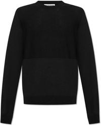 Jil Sander Round-Neck Knitwear in White for Men | Lyst
