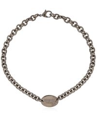 DSquared² - Accessoires ,Grijs ,Logo Tag Ketting - Lyst