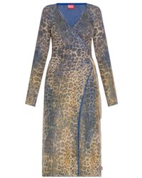DIESEL - Midi Dresses - Lyst