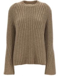 KHAITE - Calvin Ribbed Cashmere Sweater - Lyst