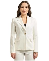 Pennyblack - Single-Breasted Twill Blazer - Lyst