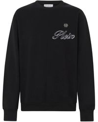 Philipp Plein - Sweatshirt Met Ronde Hals Signature - Lyst