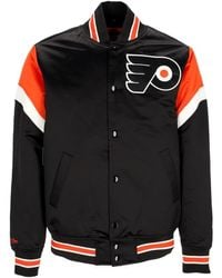 Mitchell & Ness - Jassen ,Veelkleurig ,Polyester Nhl Heavyweight Bomberjack Met Gewatteerd Interieur - Lyst