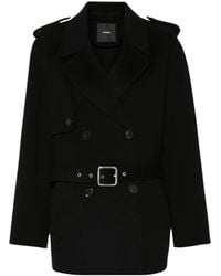 Pinko - Zwarte Jassen Voor Vrouwen - Lyst