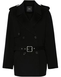 Pinko - Zwarte Jassen Voor Vrouwen - Lyst