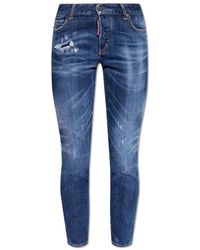 DSquared² - Jennifer jeans mit mittelhoher taille - Lyst