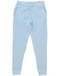 Nike - Broeken ,Blauw ,Katoen Fleece Trainingsbroek Club+ Bb Revival - Lyst
