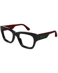 Gucci - Rechteckige Optische Fassung - Lyst