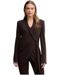 GAUDI - Blazer Met Strikceintuur - Lyst