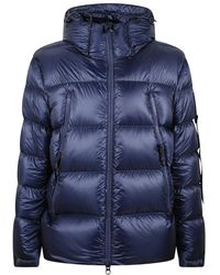 OUTHERE - Jassen ,Blauw ,Down Jassen - Lyst
