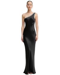 Never Fully Dressed - Kleedjes ,Zwart ,Viscose Maxi Jurk - Lyst