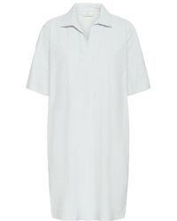 Kaffe - Kleedjes ,Wit ,Gestreepte Jurk Nantucket Breeze - Lyst