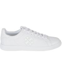 Tory Burch - Double t howell court sneakers - Lyst