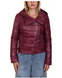 Patrizia Pepe - Gewatteerde Jas Met Capuchon - Lyst