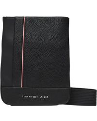 Tommy Hilfiger - Central Mini Crossover Eco-Leren Tas - Lyst