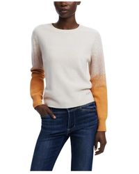 Desigual - Kleurrijk Patroon Gebreide Trui Voor Herfst/Winter - Lyst