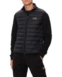 EA7 - Core Identity Packable Gilet - Lyst