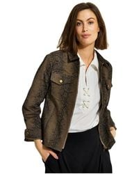 iN FRONT - Jassen ,Bruin ,Stijlvolle Mary Jane Jacket Blazer - Lyst