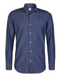 Eleventy - Overhemden ,Blauw ,Casual Shirt - Lyst